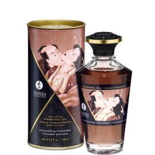Возбуждающее массажное масло со вкусом Пьянящего шоколада Shunga APHRODISIAC 100 мл