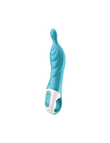 Силиконовый вибратор для стимуляции точки G бирюзовый Satisfyer A-Mazing 2 - 1