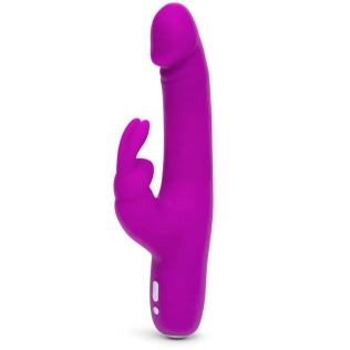 Вибратор кролик с клиторальным отростком и реалистичной головкой HAPPY RABBIT Slimline Lovehoney