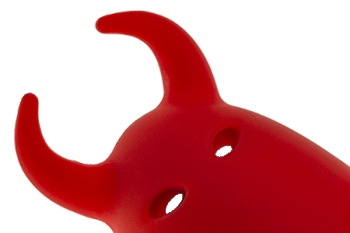 Минивибратор дьявол Adrien Lastic Pocket Vibe красный - 3