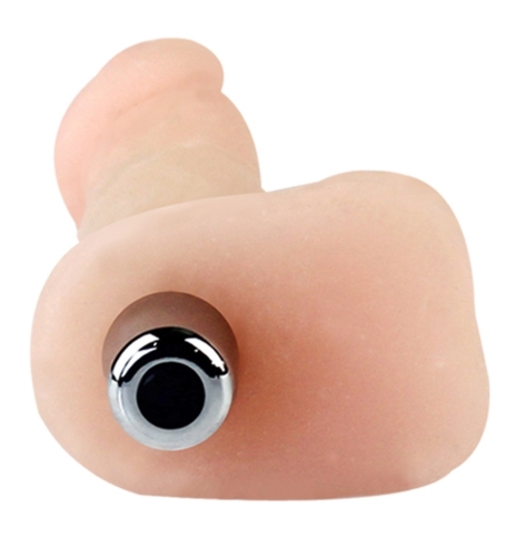 Вібратор реалістичний тілесного кольору LYBAILE BAILE Slick Pleasure - 3
