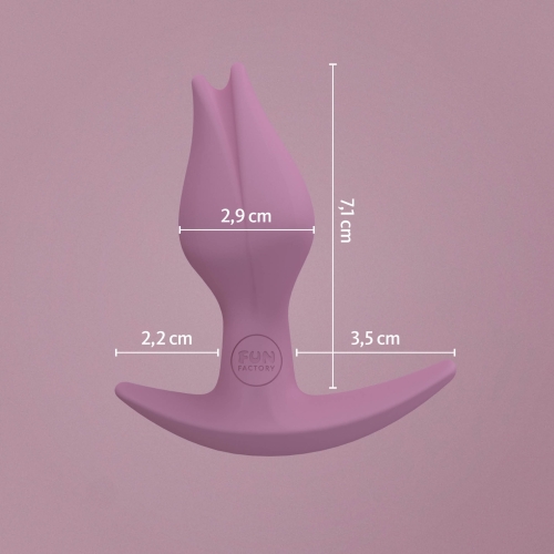 Анальна пробка у формі троянди рожевого кольору Fun Factory Bootie Fem - 5