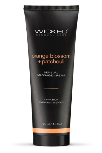 ШавліяМасажний крем з ароматом апельсинової квітки та пачулі Wicked Sensual Care 120 мл - 1