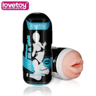 Мастурбатор-ротик Lovetoy Sex in a can телесный