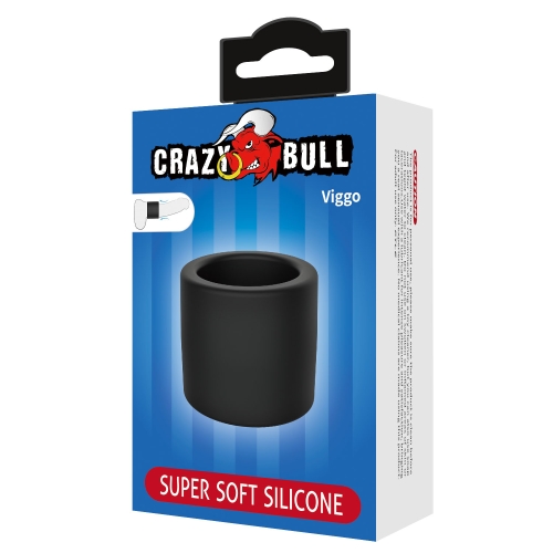 Ерекційне кільце на член силіконове чорне LYBAILE Crazy Bull Viggo - 7