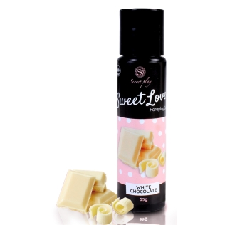 Оральный лубрикант на водной основе со вкусом белого шоколада Secret Play Sweet Love 60 мл