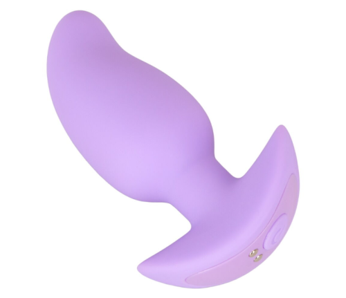 Анальна фіолетова вібропробка Soft Silicone Vibrating Mini Butt Plug - 7