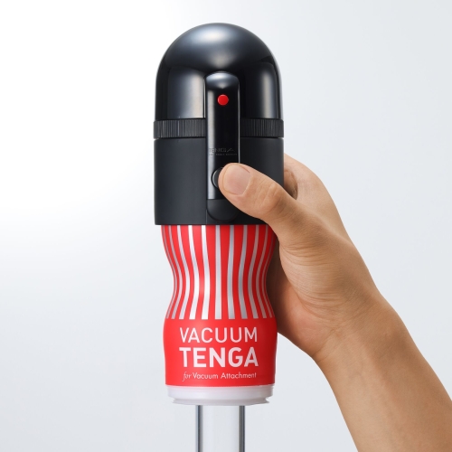 Вакуумна насадка для мастурбатора чорна Tenga VACUUM MAX - 5
