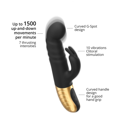 Вібратор-пульсатор для точки G зі стимуляцією клітора Dorcel G-STORMER 10 режимів вібрації 7 швидкостей - 3