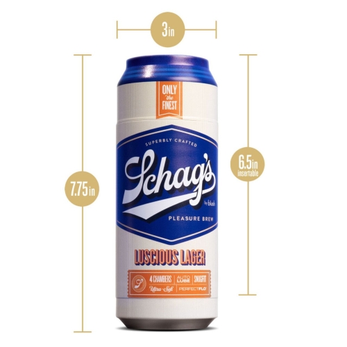 Самосмазывающийся мастурбатор для пениса Schag’s by Blush Luscious Lager Frosted - 6