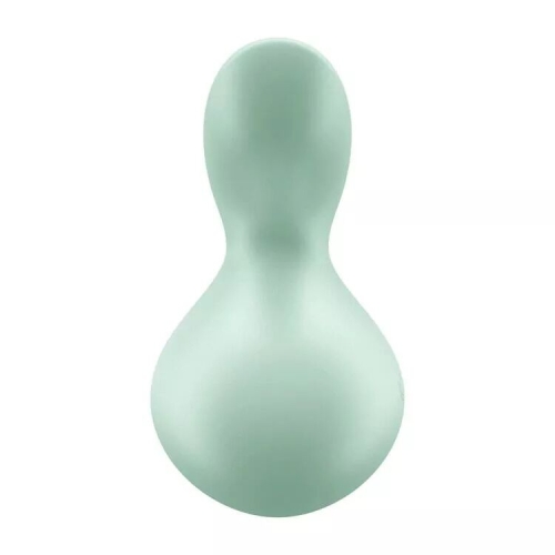 Вибратор для стимуляции клитора и сосков ментолового цвета Satisfyer Viva la Vulva 3 - 5