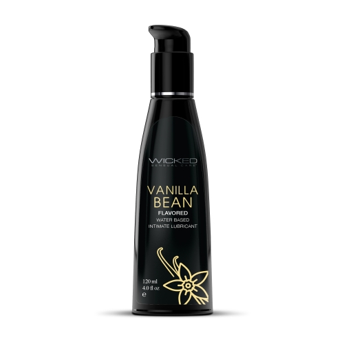 Оральный лубрикант на водной основе со вкусом ванили Wicked sensual care Аqua 120 мл - 1