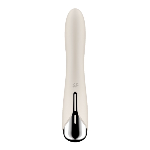 Вибратор вагинальный и для точки G с ротацией бежевого цвета Satisfyer Spinning Vibe 1 - 6