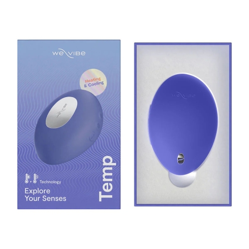 Вібратор для стимуляції клітора із підігрівом синій We-Vibe Temp Lavender Blue - 15