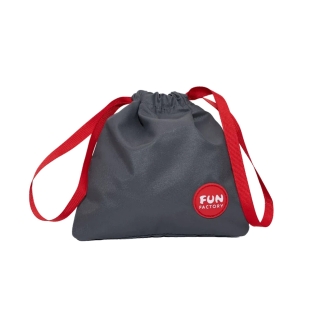 Сумка для секс іграшок сірого кольору Fun Factory TOYBAG розмір S