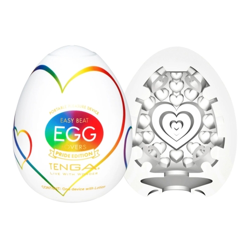 Мастурбатор яйцо для мужчин белый Tenga Egg Lovers Pride Edition - 2