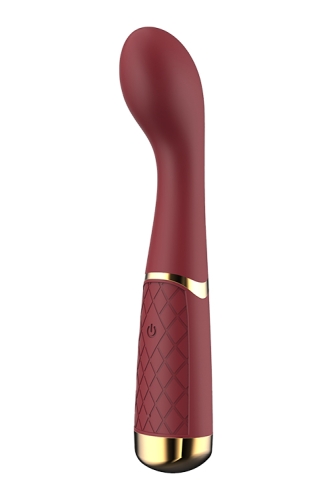 Водонепроникний вібратор для точки G бордовий DREAM TOYS ROMANCE LUCY - 1