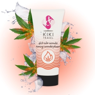 Оральный лубрикант на водной основе Kiki Cannabis Hot Effect 50 мл