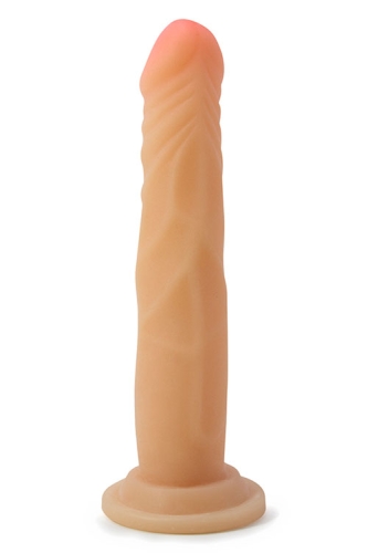 Фаллоимитатор на присоске реалистичный из киберкожи телесного цвета AU NATUREL 7.5INCH RONNIE BEIGE - 3