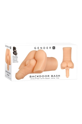 Мастурбатор с пенисом Анус бежевый Gender X Backdoor Bash - 9
