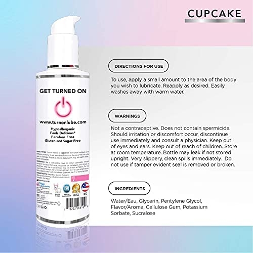 Оральний лубрикант на водній основі зі смаком кексу без цукру Wet FLAVORED LUBE 118 мл - 4