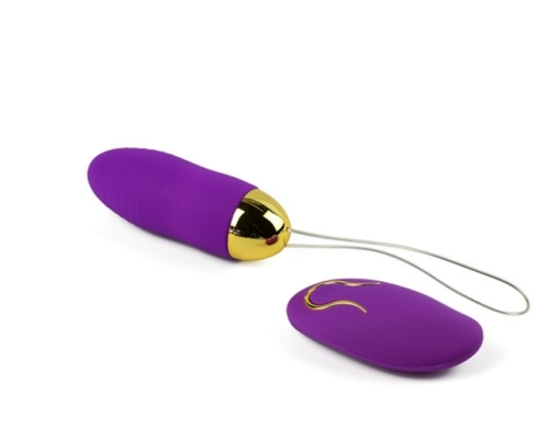 Вагинальное виброяйцо с пультом ДУ фиолетового цвета Sexy desires Remote egg - 1