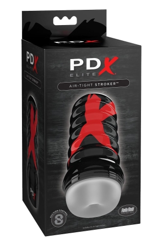 Мастурбатор нереалистичный в колбе для мужчин прозрачный Pipedream PDX Elite - 1