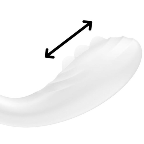 Вибратор для стимуляции точки G с двигающимся шариком белый Satisfyer Rrrolling Pleasure - 2