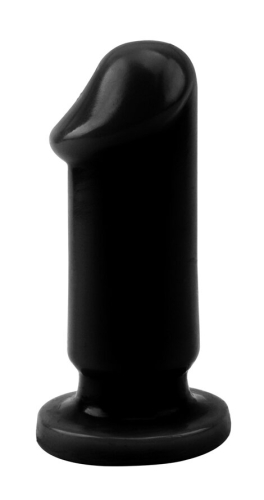 Анальний плаг на присоску реалістичний чорний Chisa Evil Dildo Plug S - 2