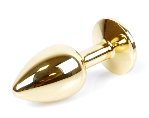 Анальная пробка с кристаллом черного цвета BOSS of TOYS Jewellery plug - 3