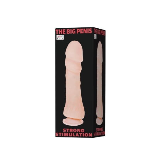 Фалоімітатор на присоску реалістик тілесний BIG Penis BW-007012C - 9