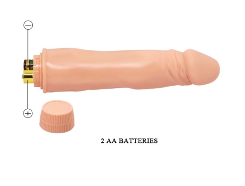Вібратор реалістичний вагінальний BARBARA Dwarf dildo VIBRATOR - 8