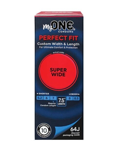 Презервативы большие ультратонкие латексные MyONE Super Wide 10 штук - 1
