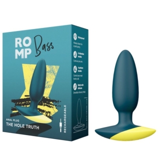 Анальная вибропробка зеленая Romp Bass Plug Anal Vibrator 