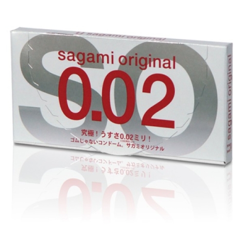 Полиуретановые презервативы Sagami Original 0.02мм 1 штука - 2