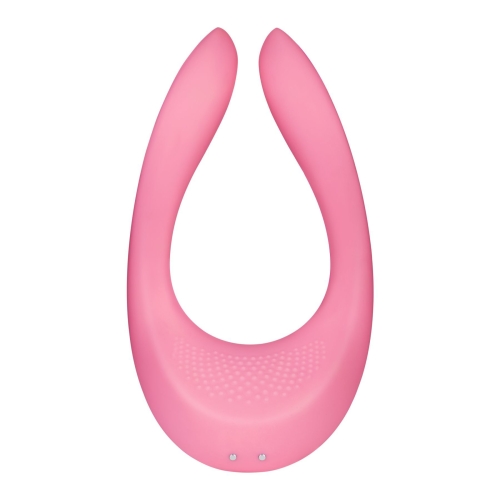 Вібратор для стимуляції точки G та клітора рожевий Satisfyer Partner Multifun 2 - 3