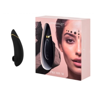 Безконтактний вакуумний кліторальний стимулятор чорний Womanizer Premium 