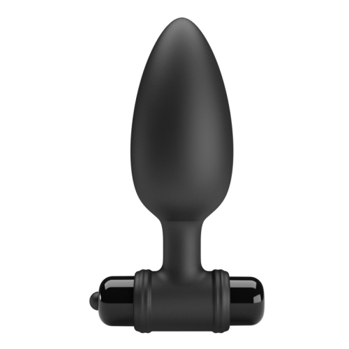 Анальная вибропробка черная Mr Play Vibrating Anal Plug - 2