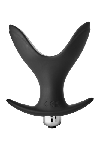 Анальна вібропробка чорного кольору що розширюється Dream Toys Fantasstic vibrating anal - 7