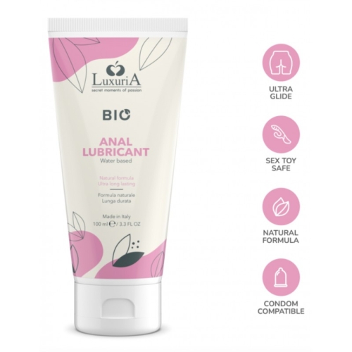 Натуральний лубрикант для анальних стосунків на водній основі Intimateline Luxuria Bio Anal Lubricant 100мл - 3