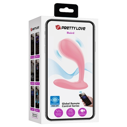 Смарт вібратор вагінальний для точки G рожевого кольору Lybaile Pretty Love Baird - 11