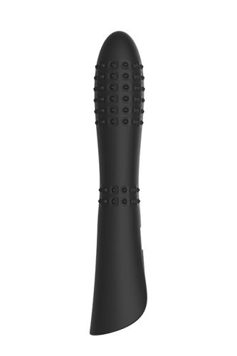 Вібромасажер з поступальними рухами чорний MIDNIGHT MAGIC NUBBED THRUSTER - 4