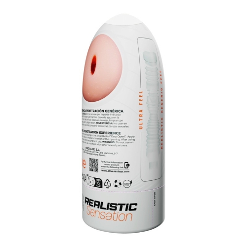 Мастурбатор мужской в колбе анус телесный Alive Flex Generic размер M - 5