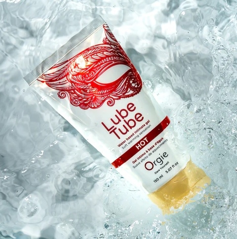 Согревающая смазка для секса на водной основе Orgie LUBE TUBE HOT 150 мл - 1