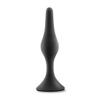 Анальний стимулятор чорного кольору LUXE beginner PLUG MEDIUM