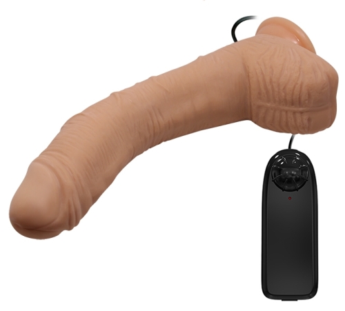 Вибратор на присоске реалистичный телесный LYBAILE Penis Vibration - 5