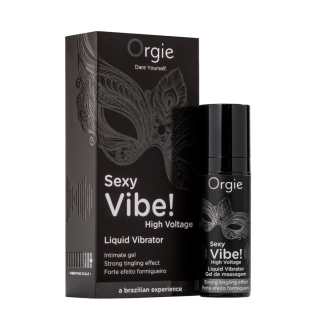 Жидкий вибратор с сильной вибрацией для чувствительных Orgie Sexy Vibe 15 мл 