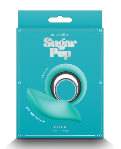 Вібротрусики з пультом ДУ зелений NS Novelties SUGAR POP LEILA TEAL - 2