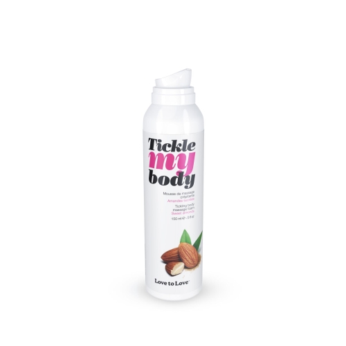 Масажна піна з ароматом мигдалю Love To Love Tickle My Body 150 мл - 2
