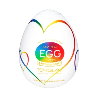 Мастурбатор яйцо для мужчин белый Tenga Egg Lovers Pride Edition
